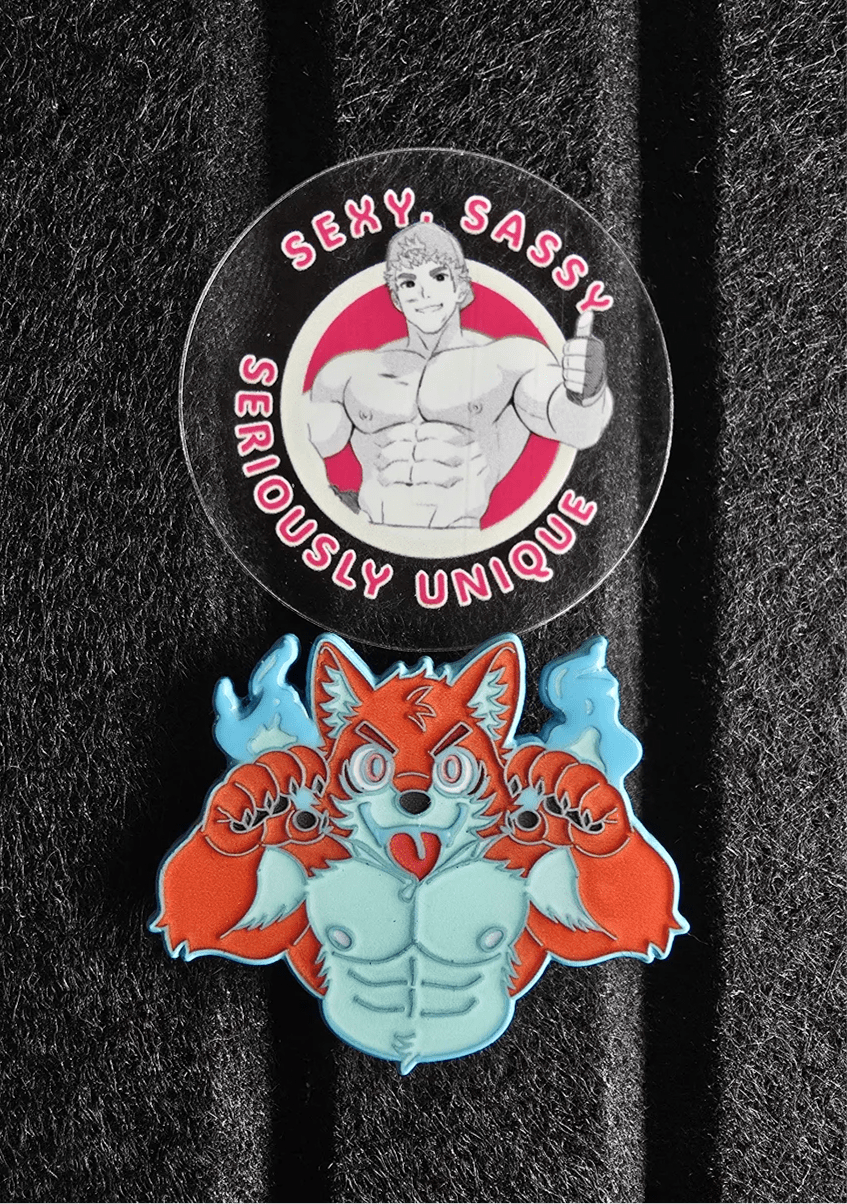 Spooky Wolf Furry Pin | AwesomeCon 2026
