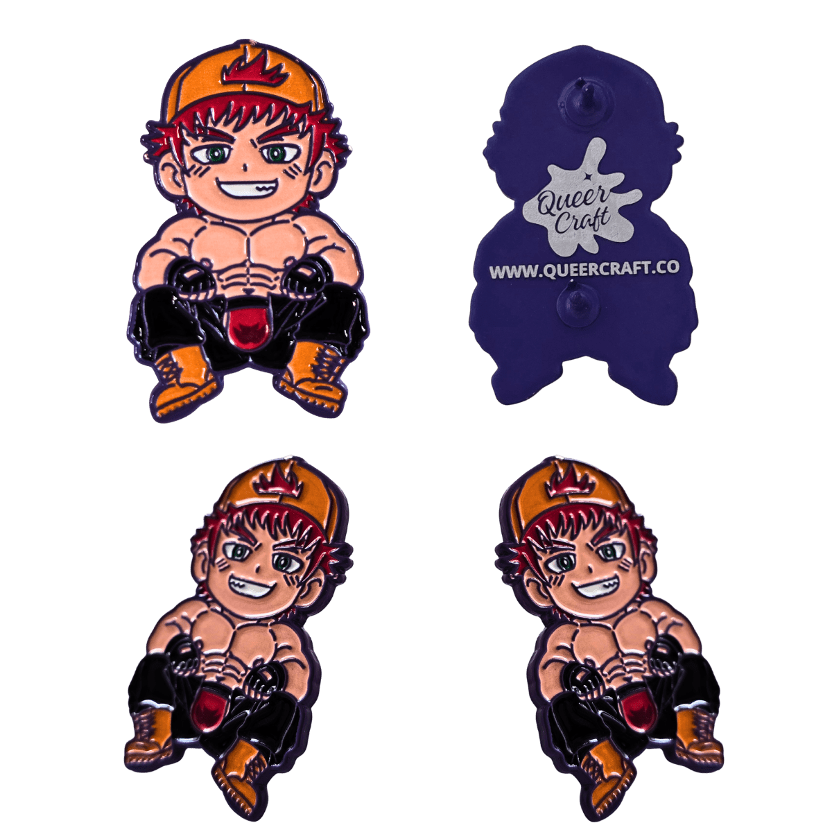 The Mechanic Bara Style Enamel Pin | Original Bara Pin Design