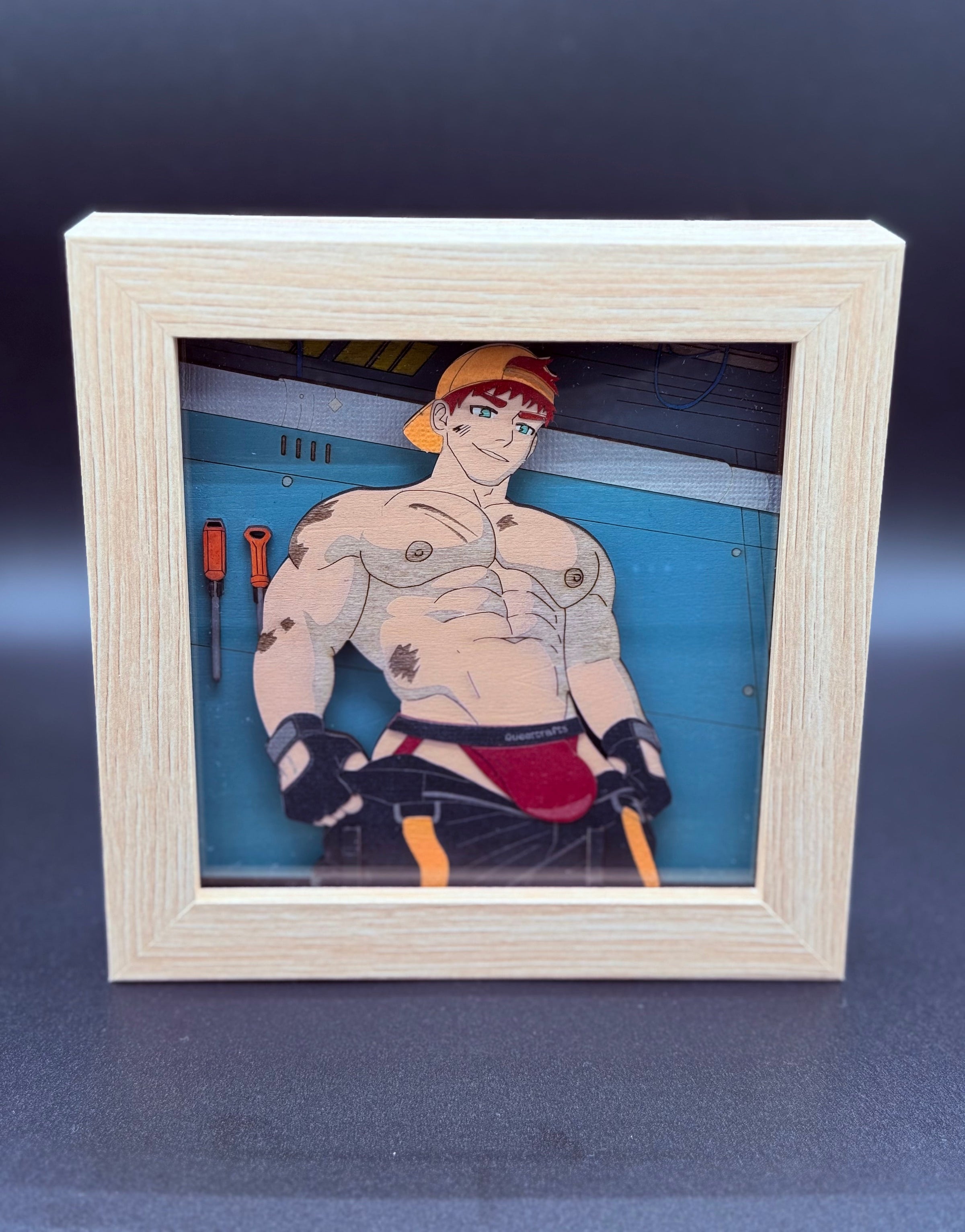 Erotic Shadowbox Art