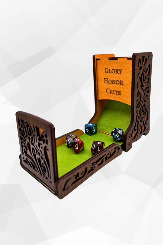 Foldable Dice Roll Tower