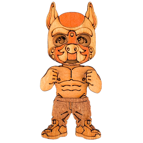 Pup Play Hood Pin | 6 Mask Colors | Pride Kink Accessory