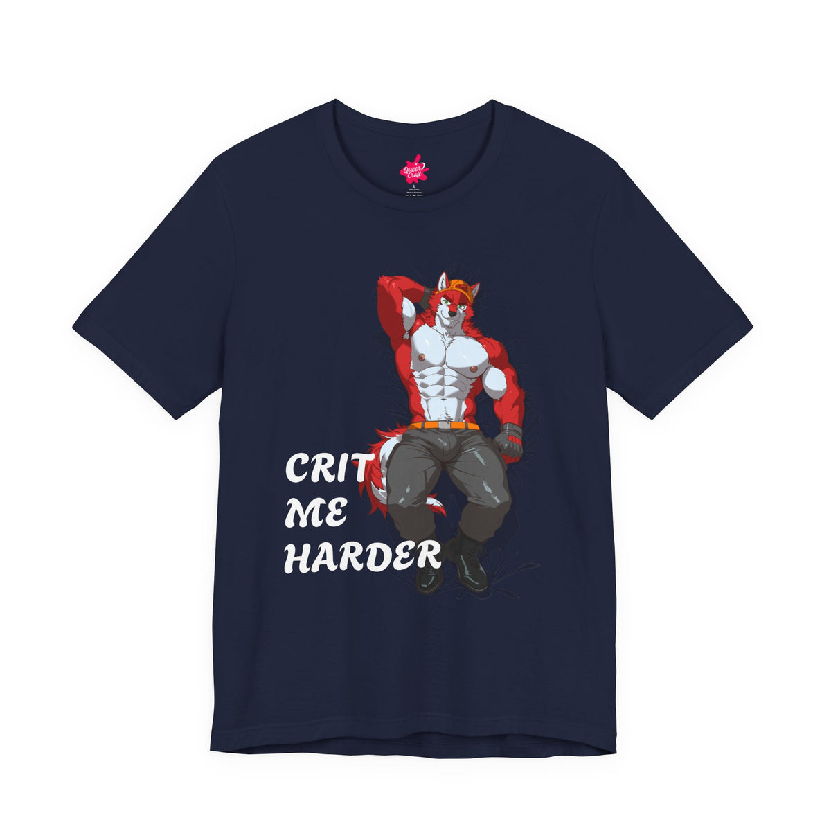Crit Me Harder - Ludi Edition | Furry Bara T-Shirt