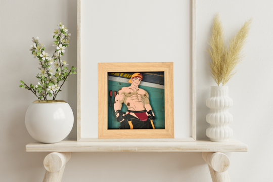 The Mechanic | Erotic Gay Shadowbox