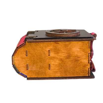 Gay Agenda Commander Deck Tome side view – closed book-style MTG deck box
