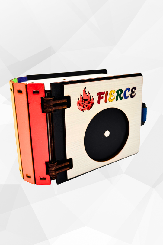 Fierce Deck Box | 120+ Card Storage with Custom Hit Counter