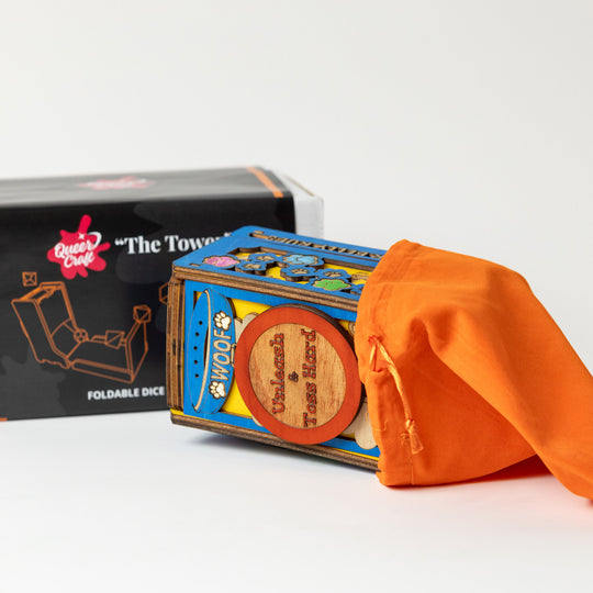 Foldable Dice Tower | Pup Play Edition
