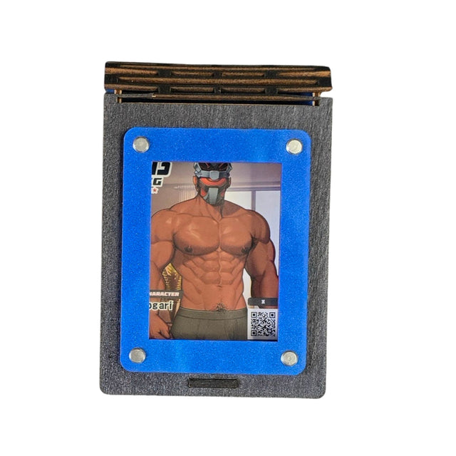 Living-Hinge GRM Deck Box | 60 Card Storage with Feature Card Window