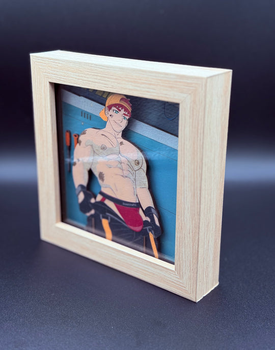 The Mechanic | Erotic Gay Shadowbox