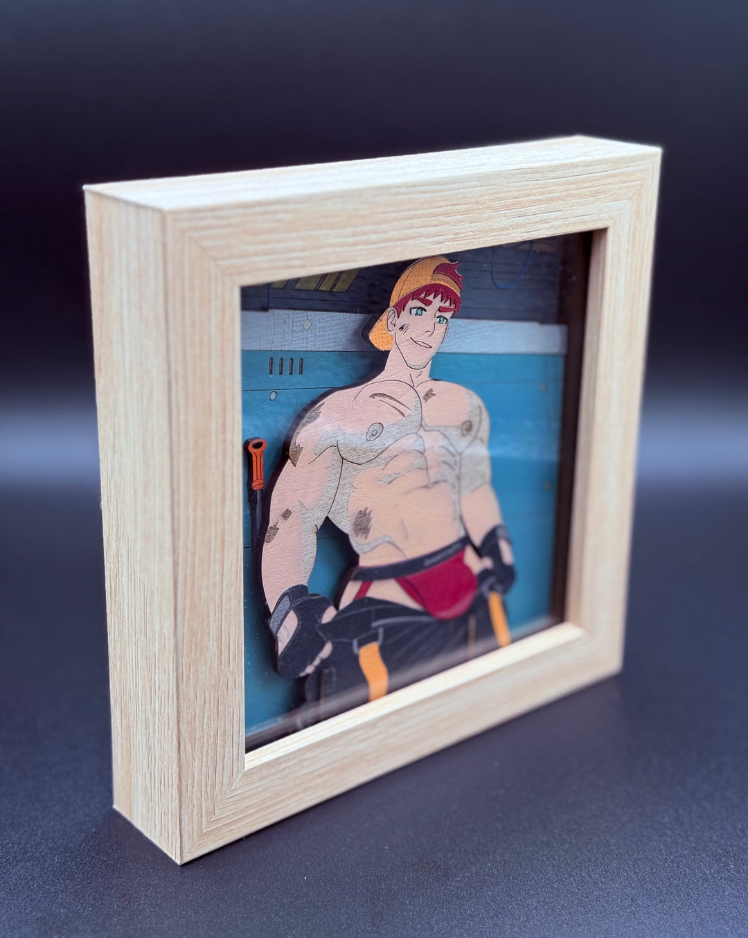 The Mechanic | Erotic Gay Shadowbox