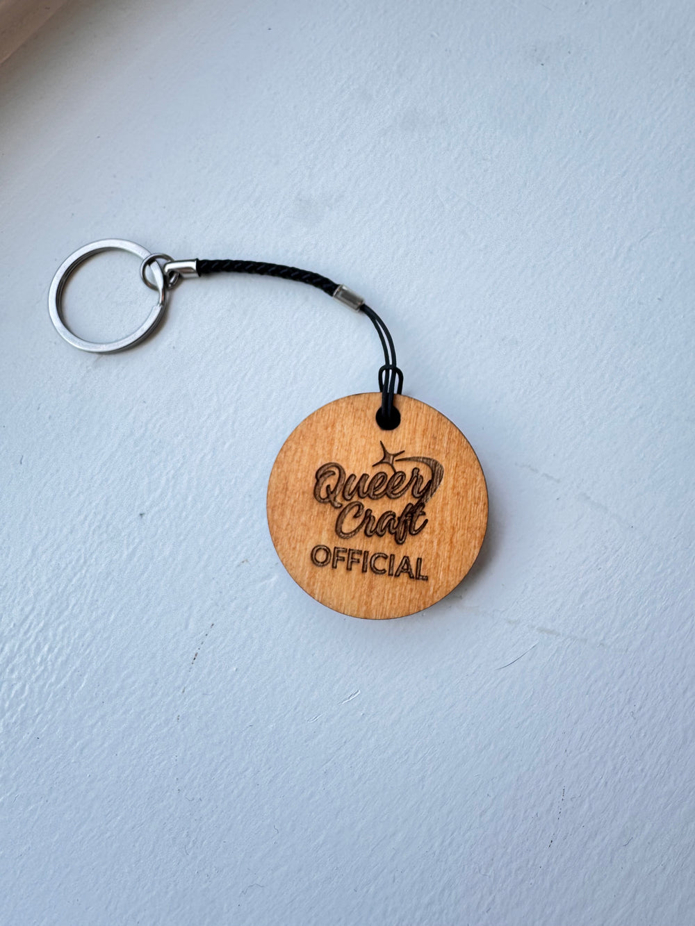 "I Suck" | Engraved Wood Queer Keychain