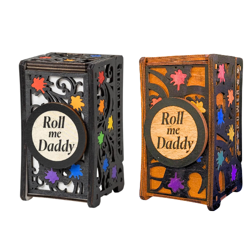 Gay Pride Foldable Dice Tower | Rainbow D&D Dice Roller