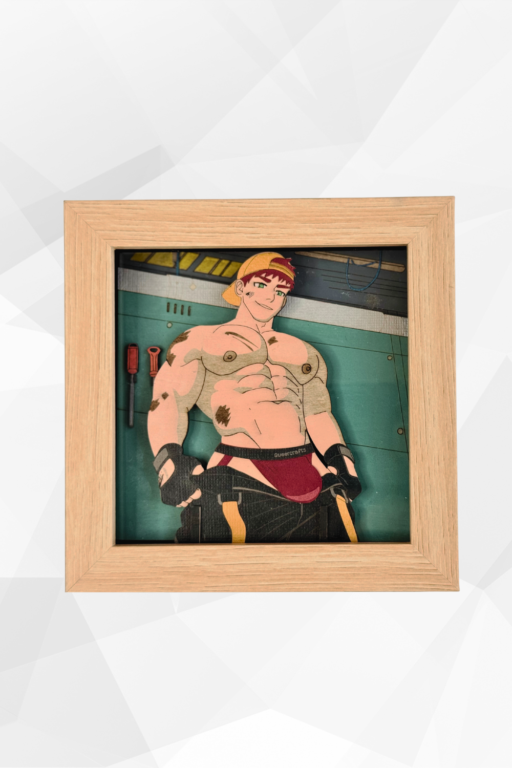 The Mechanic | Erotic Gay Shadowbox
