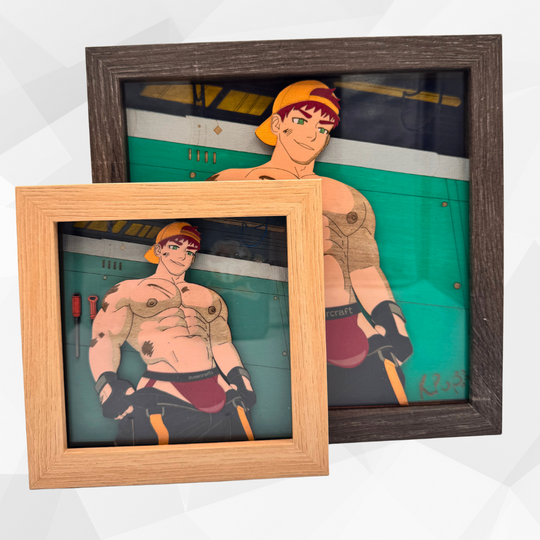 The Mechanic | Erotic Gay Shadowbox
