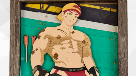 The Mechanic | Erotic Gay Shadowbox