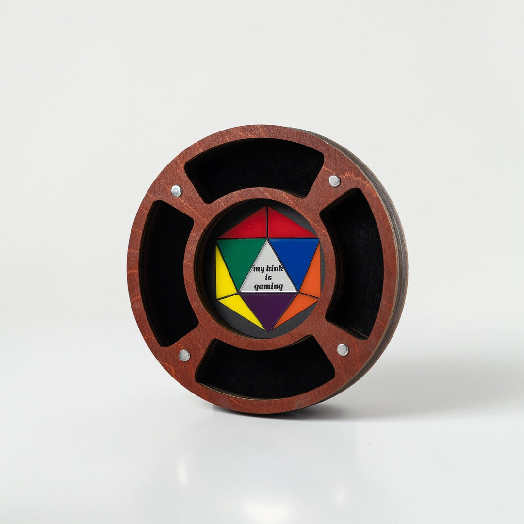 Board Game Token Tray | Dice & Meeple Organizer - QueerCraft