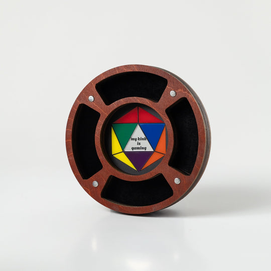 Board Game Token Tray | Dice & Meeple Organizer - QueerCraft