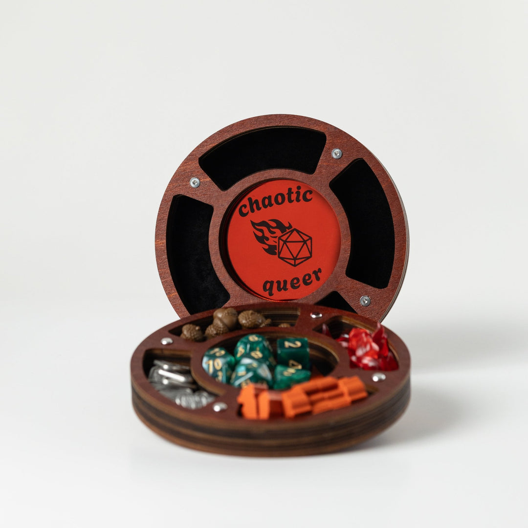 Board Game Token Tray | Dice & Meeple Organizer - QueerCraft