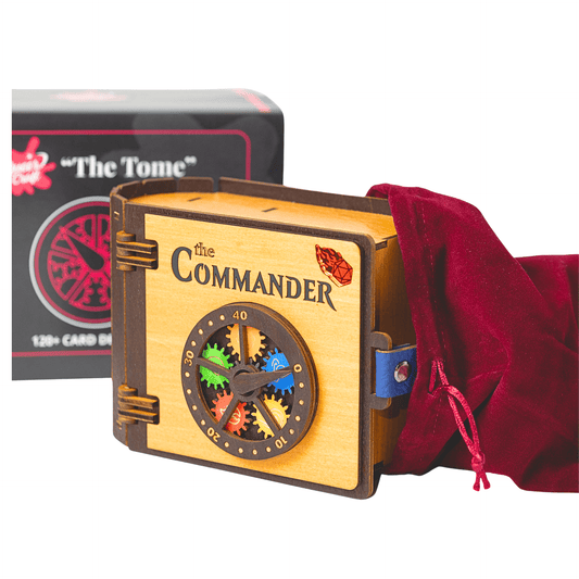 Commander Deck Tome | MTG 120+ Card Storage with Life Counter