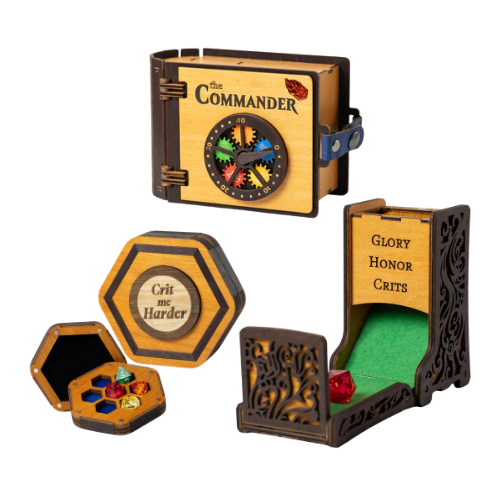 Dawnbound Oak Tabletop RPG/TTCG Bundle | Tower + Vault + Deck Tome