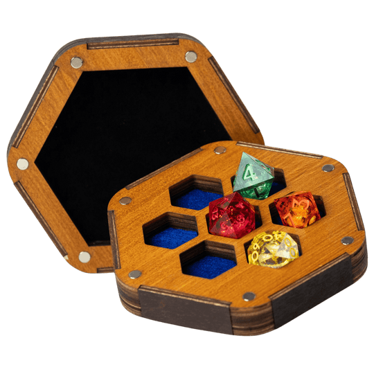 Dawnbound Classic Oak Dice Box - QueerCraft