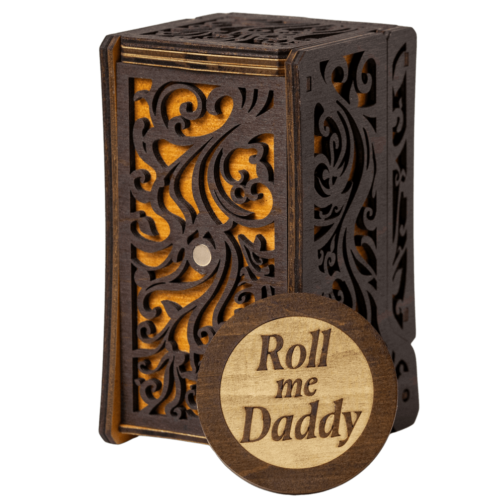 Dawnbound Classic Oak Foldable Dice Tower - QueerCraft