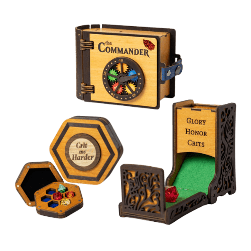 Dawnbound Oak Tabletop RPG/TTCG Bundle | Tower + Vault + Deck Tome