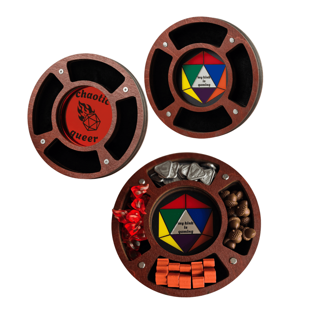 Dice, Token, & Meeple Organizer - QueerCraft