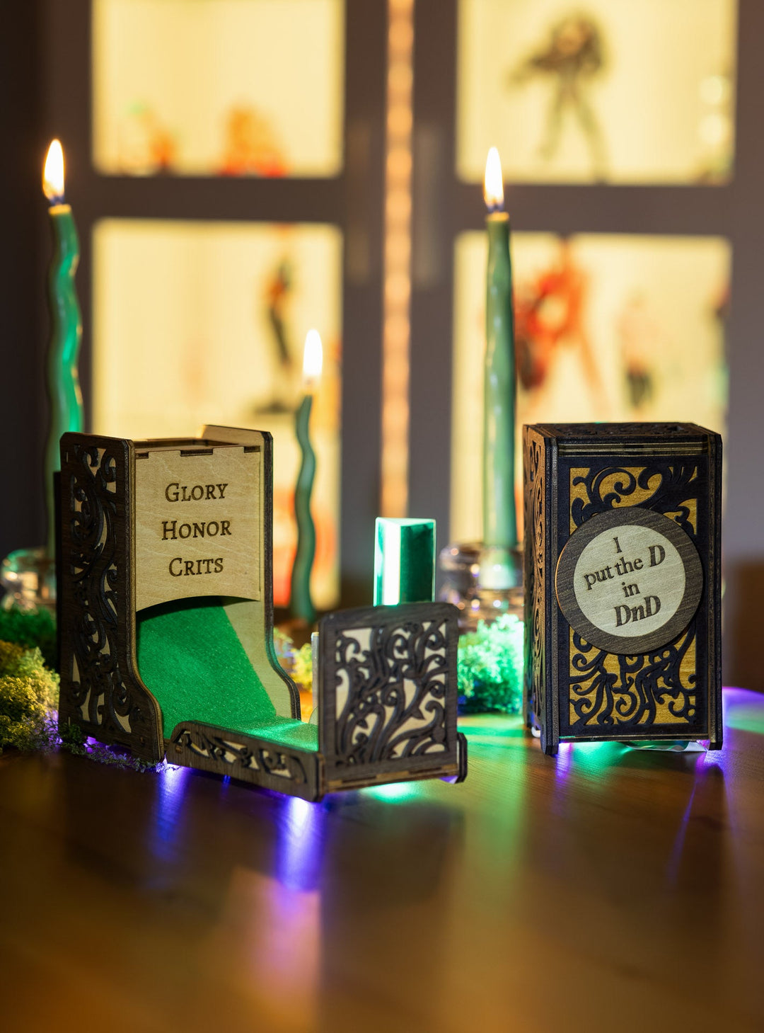 Foldable Dice Tower | Classic Dawnbound Edition - QueerCraft