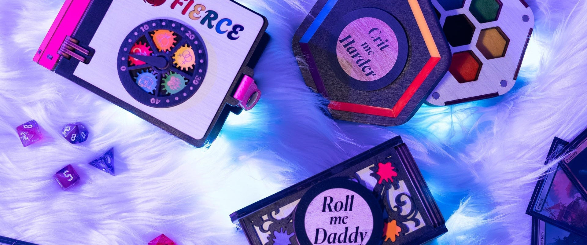 Foldable Dice Tower | Pride Edition - QueerCraft