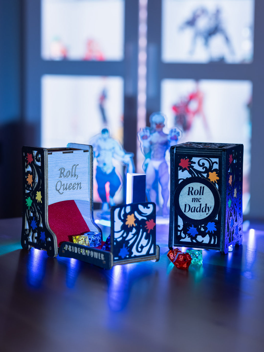 Foldable Dice Tower | Pride Edition - QueerCraft