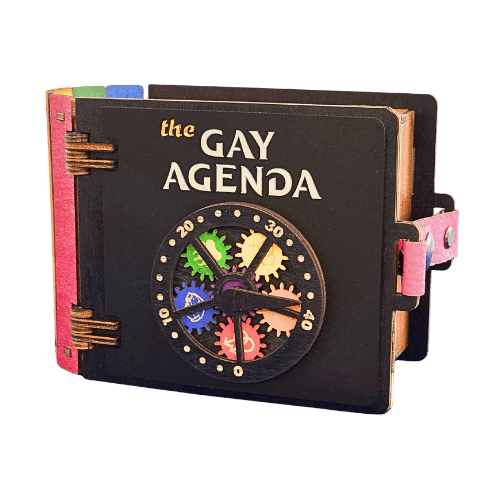 Gay Agenda Commander Deck Box - card storage - deck box - gay