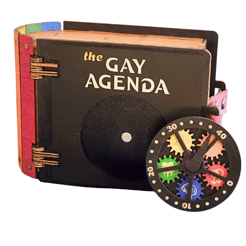Gay Agenda Commander Deck Box - card storage - deck box - gay