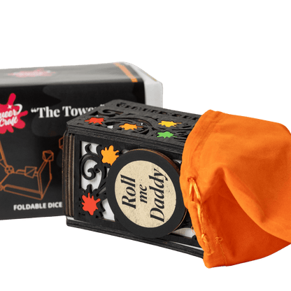 Gay Pride Foldable Dice Tower | Rainbow Dice Roller & Carrier