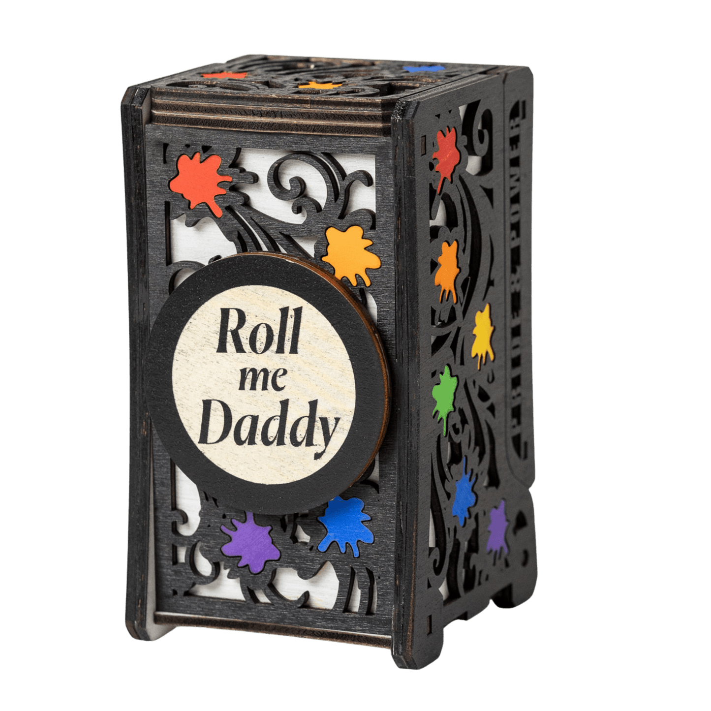 Gay Pride Foldable Dice Tower | Rainbow Dice Roller & Carrier