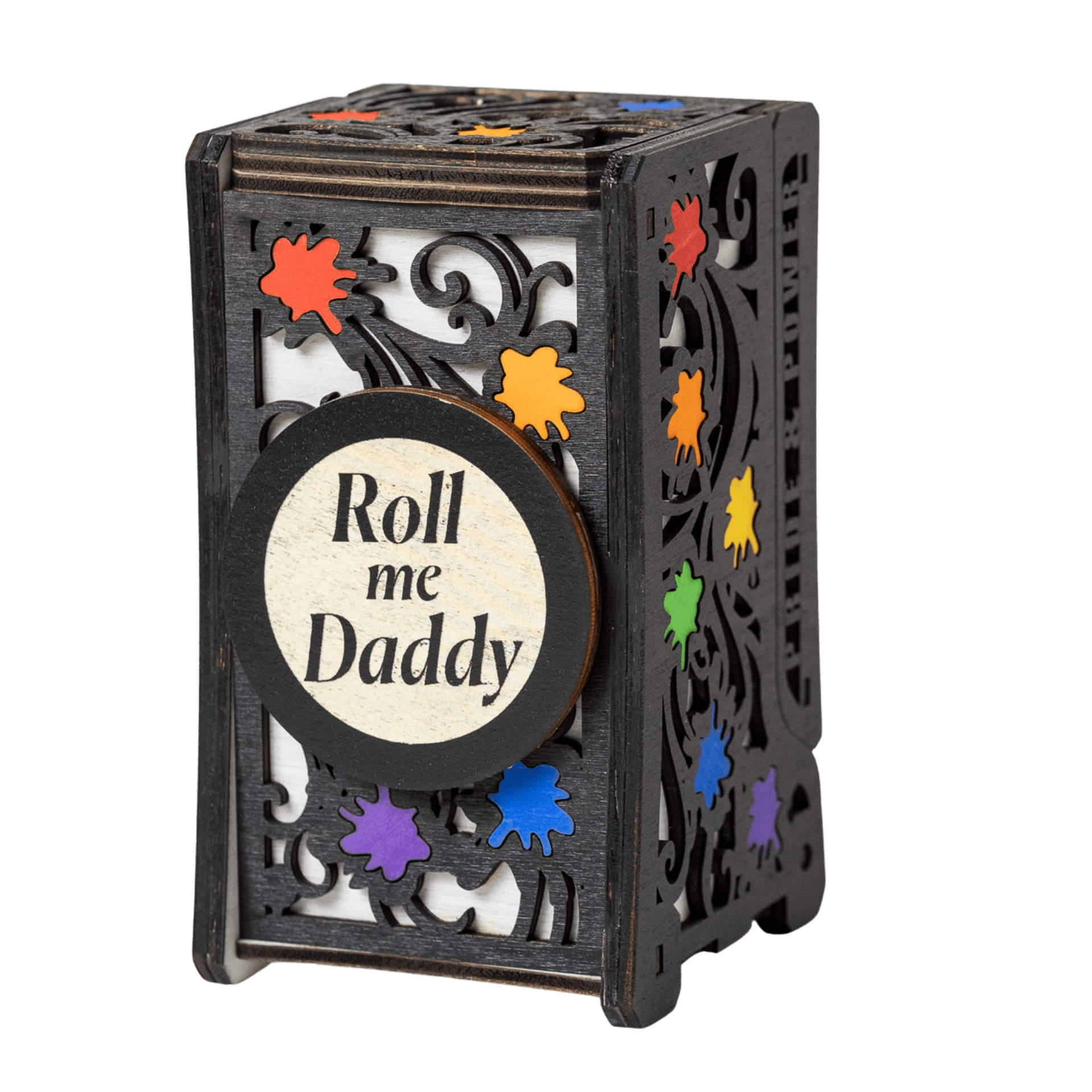 Gay Pride Foldable Dice Tower | Rainbow Dice Roller & Carrier
