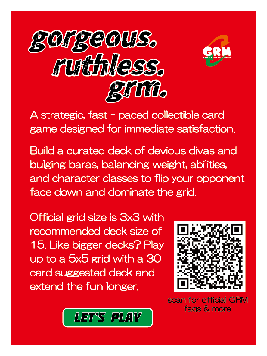 GRM Trading Card Game | First US Edition Deck