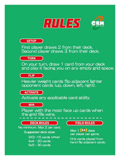 GRM Trading Card Game | First US Edition Deck