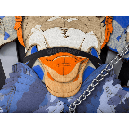 Horny Police | 8x8 Furry Bara 3D Shadowbox