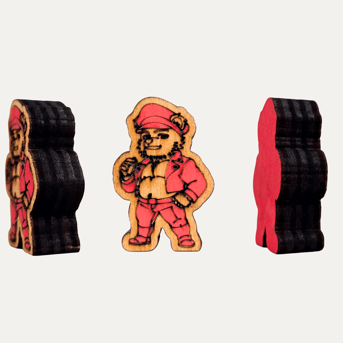 Leather Daddy Meeple | Gay Kink Board Game Tokens (6 Pack)
