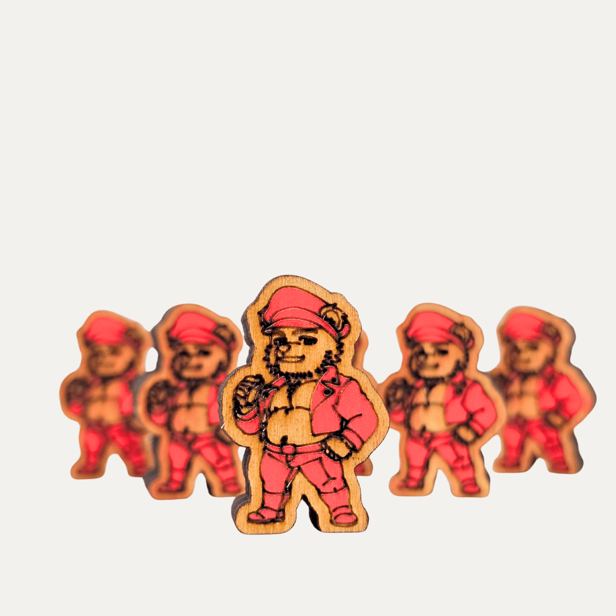 Leather Daddy Meeple | Gay Kink Board Game Tokens (6 Pack)