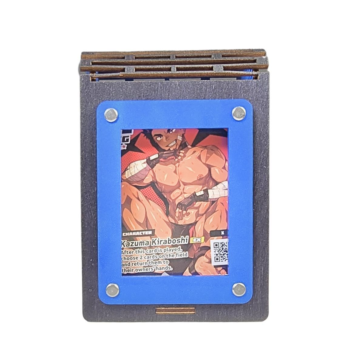 Living-Hinge GRM Deck Box | 60 Card Storage with Feature Card Window