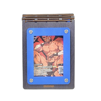 Living-Hinge GRM Deck Box | 60 Card Storage with Feature Card Window