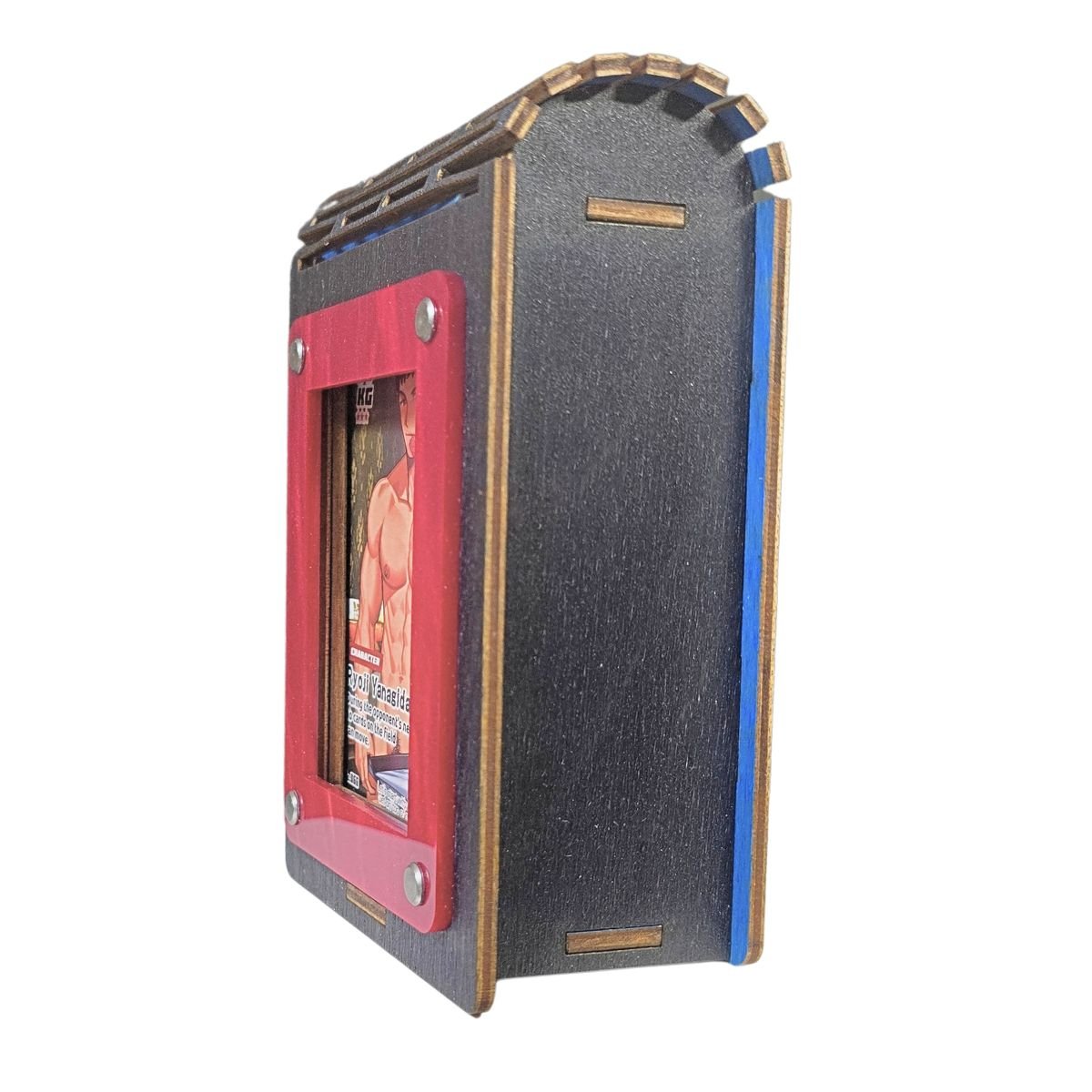 Living-Hinge GRM Deck Box | 60 Card Storage with Feature Card Window
