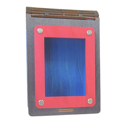 Living-Hinge GRM Deck Box | 60 Card Storage with Feature Card Window