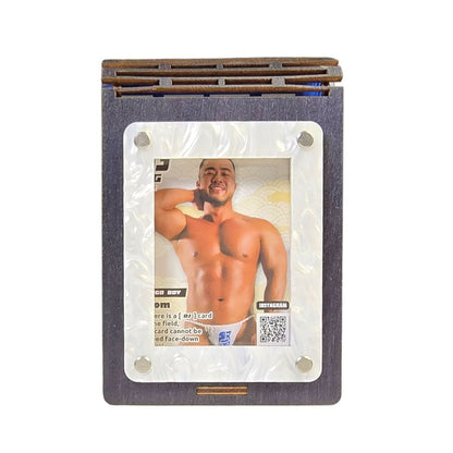 Living-Hinge GRM Deck Box | 60 Card Storage with Feature Card Window