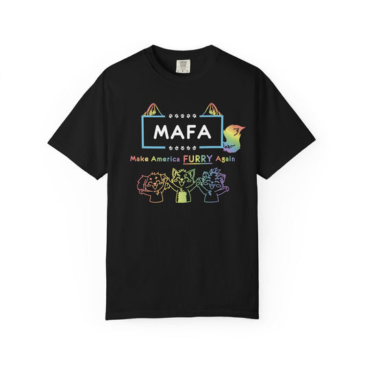 MAFA "Make America Furry Again" Black T-Shirt