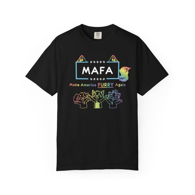 MAFA "Make America Furry Again" Black T-Shirt