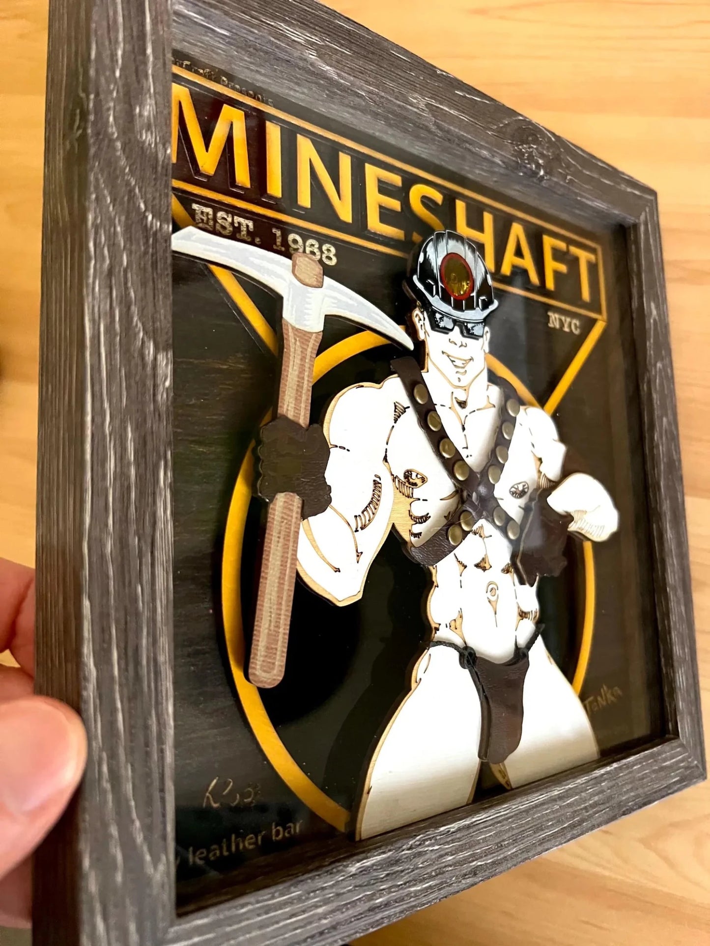 MineShaft Queer Shadowbox | Tonka Art & QueerCraft Collaboration