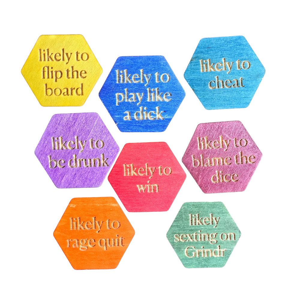 Player Vibe Game Tokens - QueerCraft