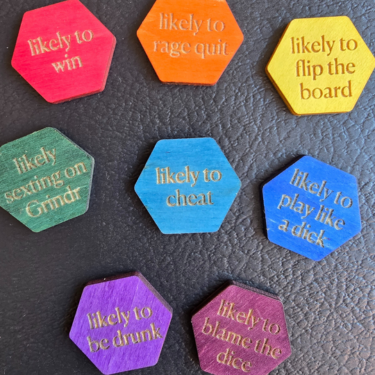 Player Vibe Game Tokens - QueerCraft